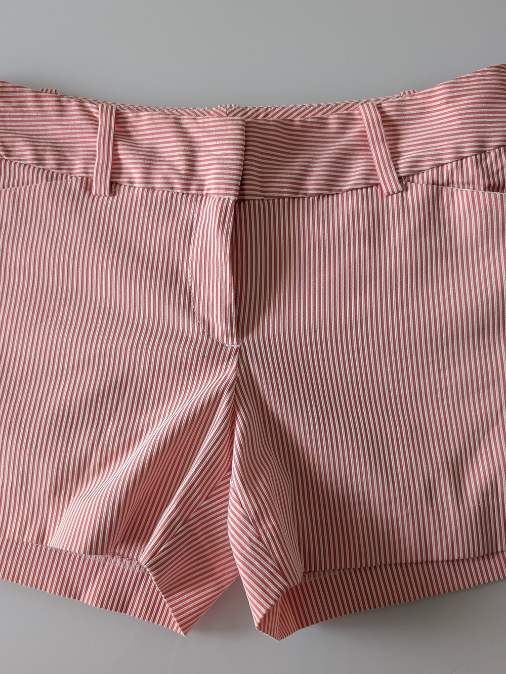 Ann Taylor Petite Seersucker Striped Shorts